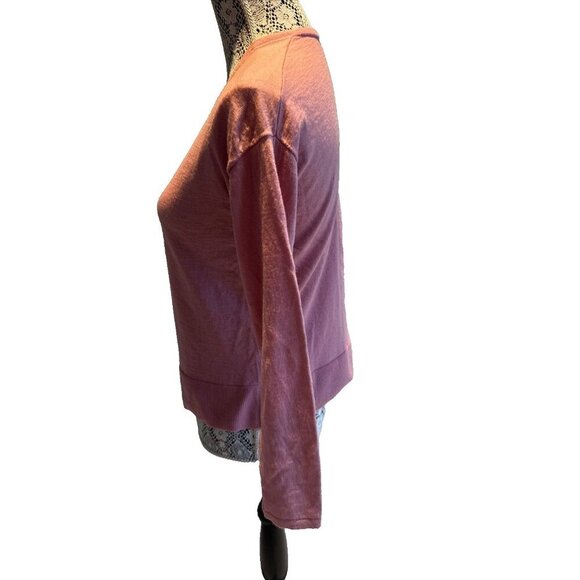 Banana Republic Women’s, 100 % Merino Wool, V neck Sweater, small, pink - Picture 2 of 7